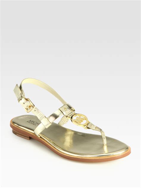 michael kors gold shoes